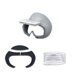لواقي وسادة وجه نظارات VR PICO 4 Hibloks مع مروحة، قطعة واحدة من PU قطن، قطعتان من PU قطن، قطعة واحدة من حرير الثلج، قطعتان من حرير الثلج