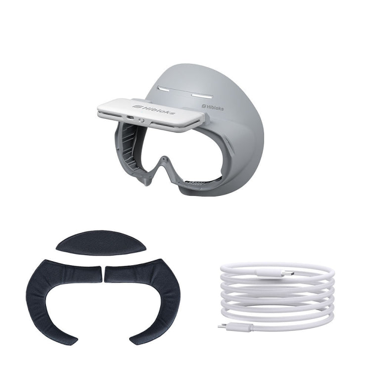 لواقي وسادة وجه نظارات VR PICO 4 Hibloks مع مروحة، قطعة واحدة من PU قطن، قطعتان من PU قطن، قطعة واحدة من حرير الثلج، قطعتان من حرير الثلج