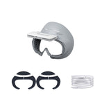 لواقي وسادة وجه نظارات VR PICO 4 Hibloks مع مروحة، قطعة واحدة من PU قطن، قطعتان من PU قطن، قطعة واحدة من حرير الثلج، قطعتان من حرير الثلج