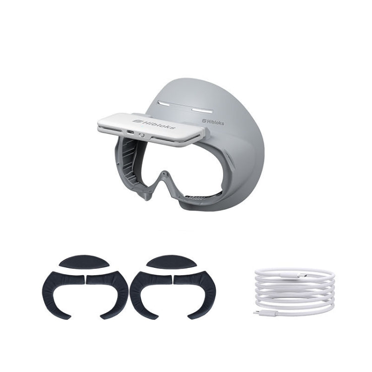 لواقي وسادة وجه نظارات VR PICO 4 Hibloks مع مروحة، قطعة واحدة من PU قطن، قطعتان من PU قطن، قطعة واحدة من حرير الثلج، قطعتان من حرير الثلج