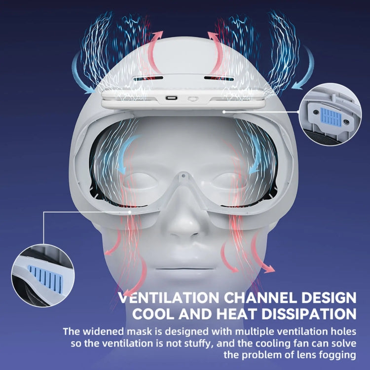 لواقي وسادة وجه نظارات VR PICO 4 Hibloks مع مروحة، قطعة واحدة من PU قطن، قطعتان من PU قطن، قطعة واحدة من حرير الثلج، قطعتان من حرير الثلج