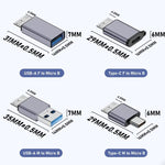 محول ذكر Micro B، وصلة USB، محول واجهة صندوق HDD، نقل USB أنثى، نقل Type-C أنثى، نقل USB ذكر، نقل Type-C ذكر