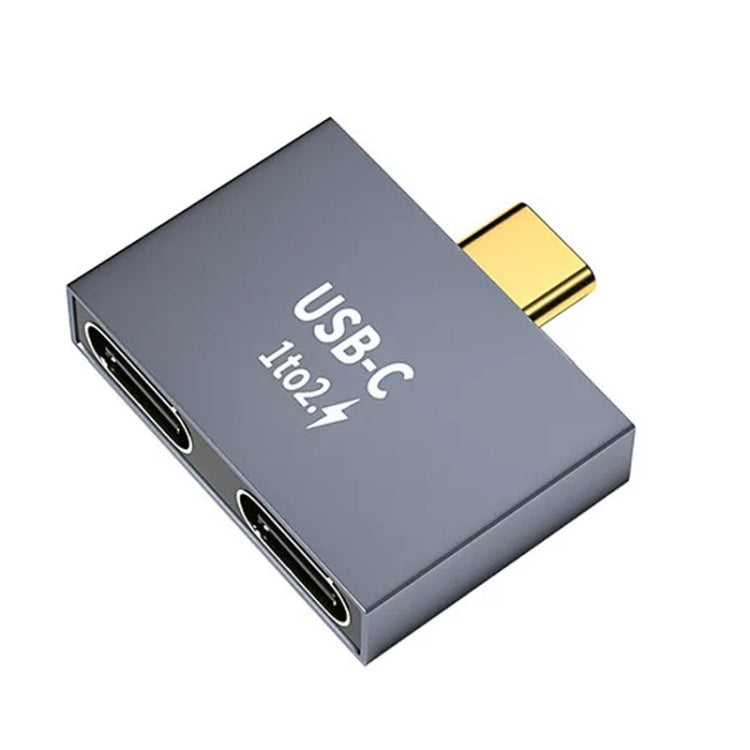 محطة إرساء Type-C لشحن الكمبيوتر ومنفذ بيانات، 2 × Type-C أنثى إلى 2 × Type-C ذكر، 2 × Type-C أنثى إلى Type-C ذكر