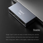 محطة إرساء Type-C لشحن الكمبيوتر ومنفذ بيانات، 2 × Type-C أنثى إلى 2 × Type-C ذكر، 2 × Type-C أنثى إلى Type-C ذكر