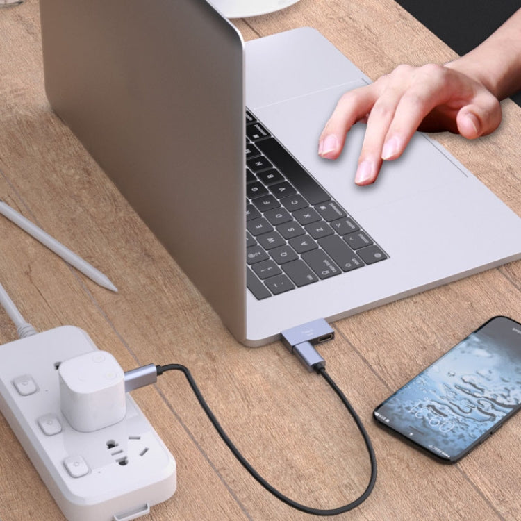 محطة إرساء Type-C لشحن الكمبيوتر ومنفذ بيانات، 2 × Type-C أنثى إلى 2 × Type-C ذكر، 2 × Type-C أنثى إلى Type-C ذكر