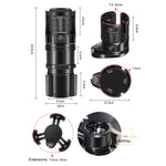 Carbon Fiber Multifunctional Car Modified Water Cup Holder Ashtray
