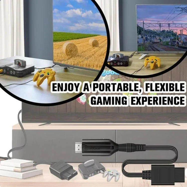 محول N64 إلى HDMI لأجهزة Nintendo Gamecube N64 / SNES / NGC، N64 إلى HDMI