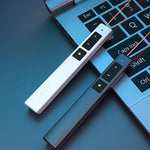 Deli جهاز تحكم عن بعد USB لتحويل الصفحات مع ضوء أحمر لتقديم باوربوينت بتردد 2.4 جيجاهرتز، 2802 (أسود)، 2802 (أبيض)