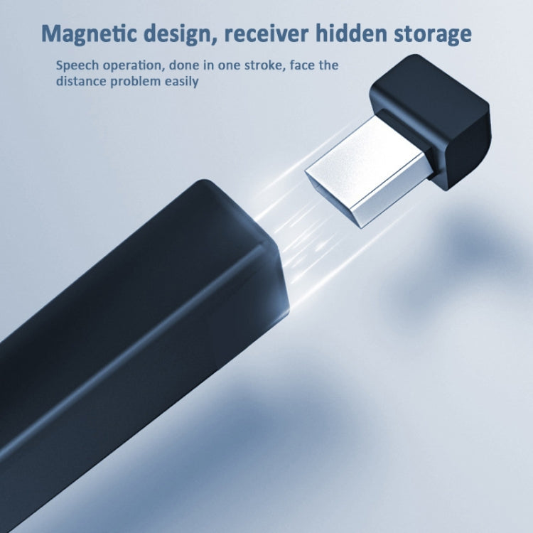 Deli جهاز تحكم عن بعد USB لتحويل الصفحات مع ضوء أحمر لتقديم باوربوينت بتردد 2.4 جيجاهرتز، 2802 (أسود)، 2802 (أبيض)
