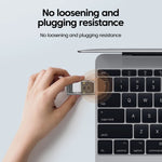 محول OTG USB إلى SD/TF قارئ بطاقات شفاف متعدد الوظائف 2 في 1، شفاف