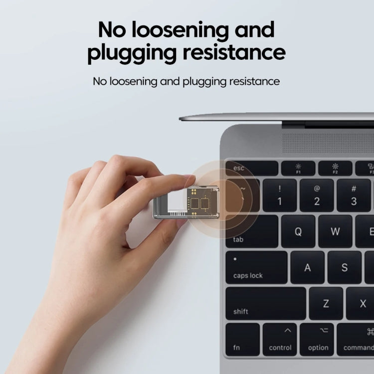 محول OTG USB إلى SD/TF قارئ بطاقات شفاف متعدد الوظائف 2 في 1، شفاف