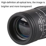 تلسكوب أحادي للرؤية الخارجية 16x52 عالي الدقة، منشور 16x52، فيلم أخضر 16x52، بدون حقيبة 16x52، مع مشبك وحامل ثلاثي القوائم 16x52