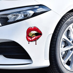 Lip Car Stickers Body Bumper Scratch Stickers, 13x11cm, 20x19cm