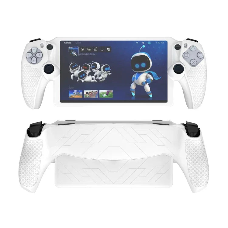 غطاء واقي سيليكون لجهاز Sony PS Portal مع رش زيت، غطاء حماية شامل، سيليكون