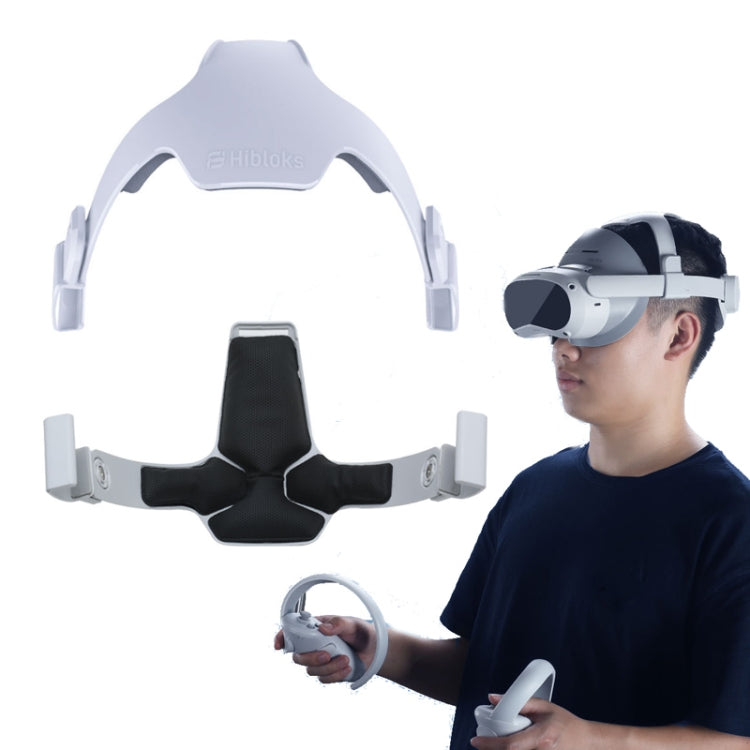 لأشرطة رأس PICO 4 Hibloks بدون ضغط عالية المرونة من مادة PU، ملحقات VR