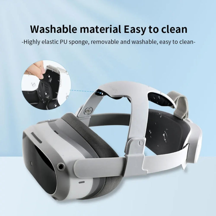 لأشرطة رأس PICO 4 Hibloks بدون ضغط عالية المرونة من مادة PU، ملحقات VR