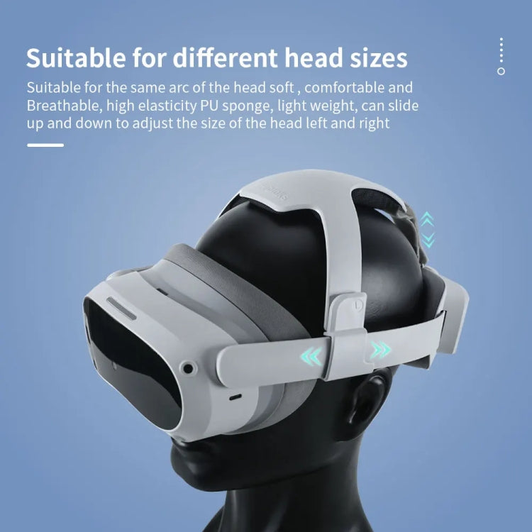 لأشرطة رأس PICO 4 Hibloks بدون ضغط عالية المرونة من مادة PU، ملحقات VR