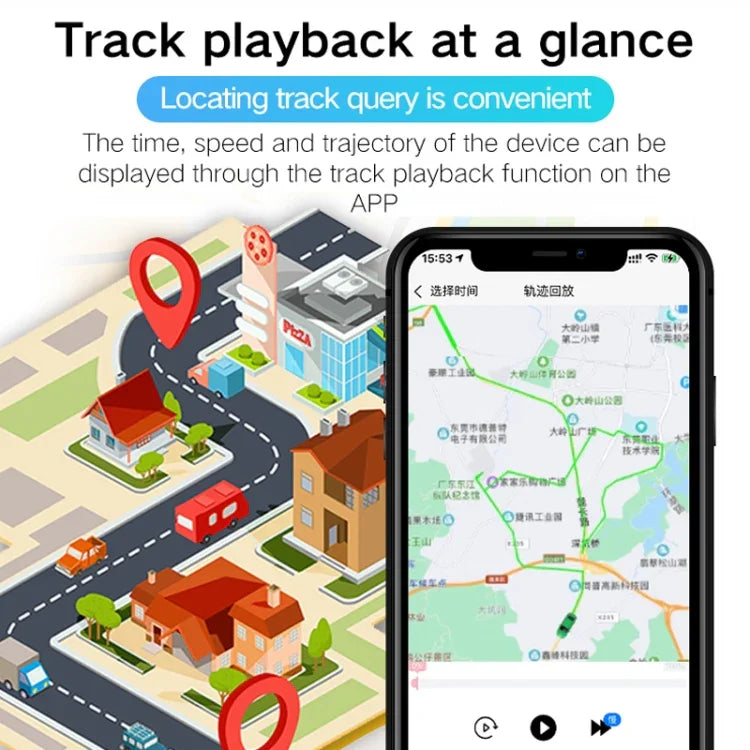 جهاز تعقب GPS مقاوم للماء للسيارات والدراجات النارية 2G، PG10WiFi
