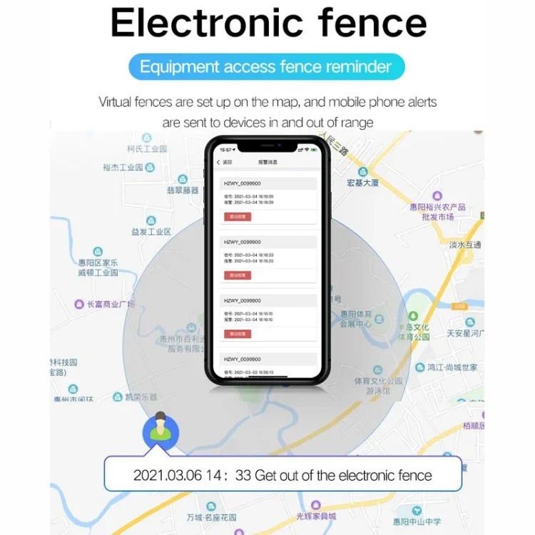جهاز تعقب GPS مقاوم للماء للسيارات والدراجات النارية 2G، PG10WiFi