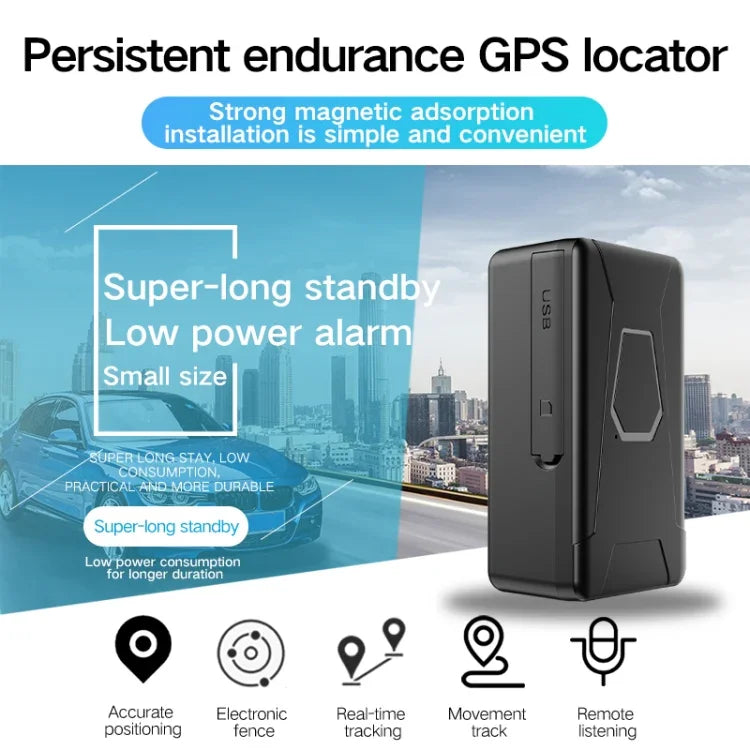 جهاز تعقب GPS مقاوم للماء للسيارات والدراجات النارية 2G، PG10WiFi