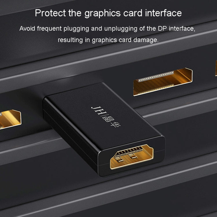محول فيديو وصوت JINGHUA DP ذكر إلى HDMI أنثى، نسخة 1080P عالمية، نسخة 4K عالمية
