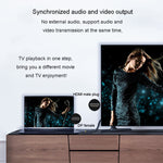 محول فيديو وصوت JINGHUA DP ذكر إلى HDMI أنثى، نسخة 1080P عالمية، نسخة 4K عالمية