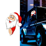 Santa Claus Elk Car Window Decorative Stickers Car Side Window Bumper Decal, A Model 13 x 9cm, A Model 20 x 14cm, B Model 13 x 11cm, B Model 20 x 17cm, C Model 13 x 10cm, C Model 20 x 16cm