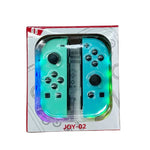 مقبض ألعاب JOY-02 الأيسر والأيمن مع أضواء RGB وإحساس بالجسم، لوحة ألعاب بلوتوث لـ Switch / Switch OLED / Switch Pro / Switch Lite / Switch Joycon، أزرق أحمر، أخضر أزرق، أبيض