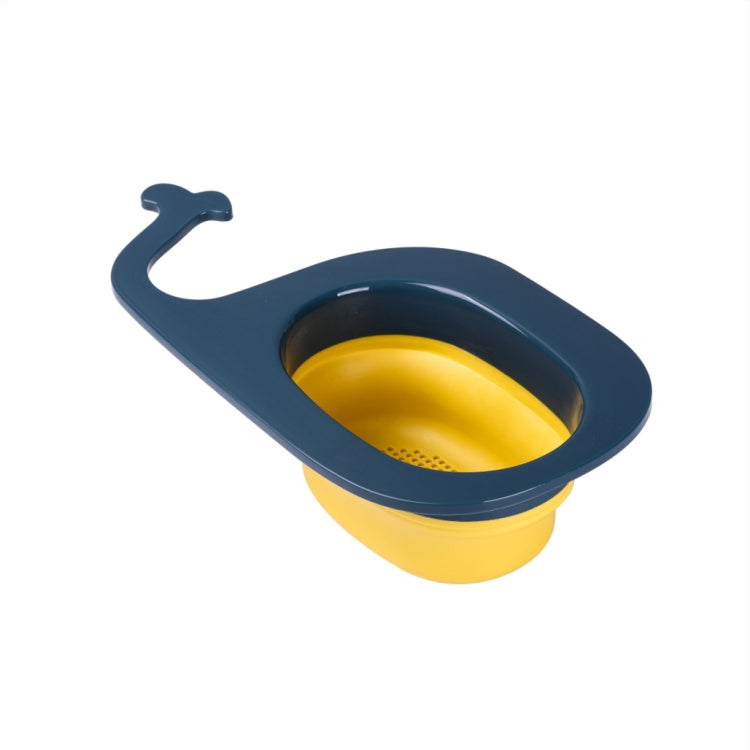 Multifunctional Whale-shaped Foldable Kitchen Fruit and Vegetable Draining Basket
