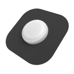 غطاء واقي لمحدد موقع AirTag جيل 2 / جيل 1 من PC+TPU مع قماش مقاوم للماء عالي اللزوجة