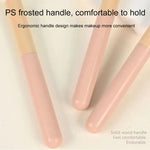 Wet and Dry Dual-use Portable Concealer Brush Multifunctional Beauty Tool, 3pcs /Set, Mushroom Style, Diagonal Style