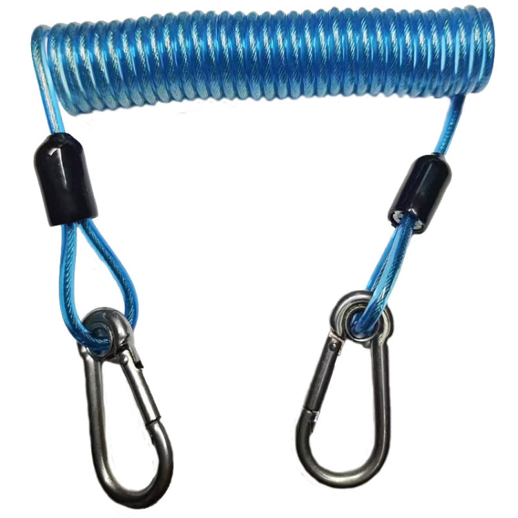 304 Stainless Steel Diving Camera Anti-lost Strap Motorcycle Anti-theft Rope, Random Color Delivery
