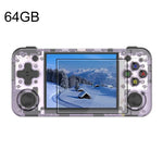 جهاز ألعاب محمول ANBERNIC RG35XX H بشاشة IPS بحجم 3.5 بوصة، نظام Linux، 64 جيجابايت، 64 جيجابايت + 128 جيجابايت