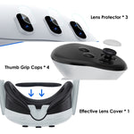 غطاء حماية لجهاز Meta Quest 3، 7 في 1 (شفاف لامع)، 7 في 1 (شفاف لامع أزرق)، 7 في 1 (شفاف لامع أحمر)، غطاء فردي (شفاف لامع)، غطاء فردي (شفاف لامع أزرق)، غطاء فردي (شفاف لامع أحمر)...