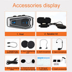 Motorcycle Helmet Bluetooth 5.0 Stereo Music Cycling Headphones, V10