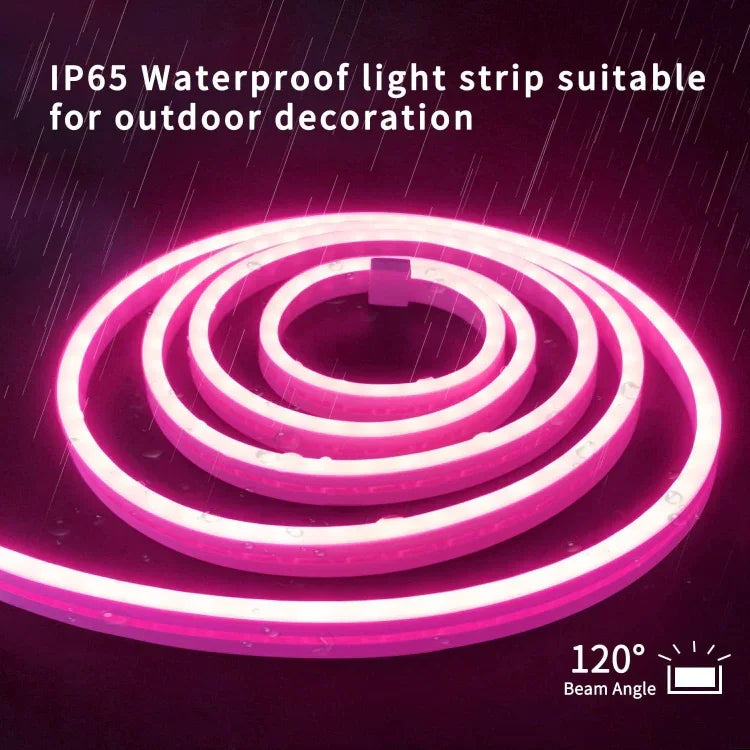 شريط إضاءة LED نيوني مرن من السيليكون USB 5 فولت 2 متر مع تحكم باللمس، USB تحكم باللمس (وردي)، USB تحكم باللمس (أبيض دافئ)، USB تحكم باللمس (أزرق)