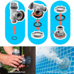 لحلقات صمامات مضخة مسبح إنتيكس طقم حلقات مطاطية O-Ring 25076RP، 6 قطع / طقم، 2 قطعة 10745، 2 قطعة 10262، 2 قطعة 10255