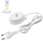 شاحن 3757 لفرشاة أسنان Braun Oral B الكهربائية D12 D16 D20 D36، مقبس الاتحاد الأوروبي، مقبس الاتحاد الأوروبي