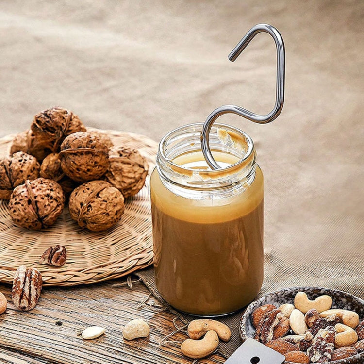 محرّك زبدة الفول السوداني من الفولاذ المقاوم للصدأ مادة غذائية أداة تحريك الزبدة والمربى للمطبخ، الطراز العادي، الطراز المحدث