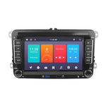 جهاز تشغيل فولكس فاجن/سكودا 1+32 جيجابايت بشاشة كبيرة، يدعم Carplay وأندرويد والملاحة وكاميرا الرجوع، جهاز متكامل، 1+32G