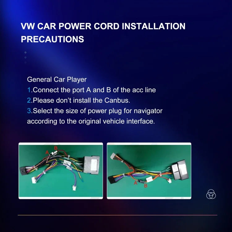 For Volkswagen/Skoda 2+64G Player Large Screen Carplay Android Navigation Reversing Camera Integrated Machine, 2+64G