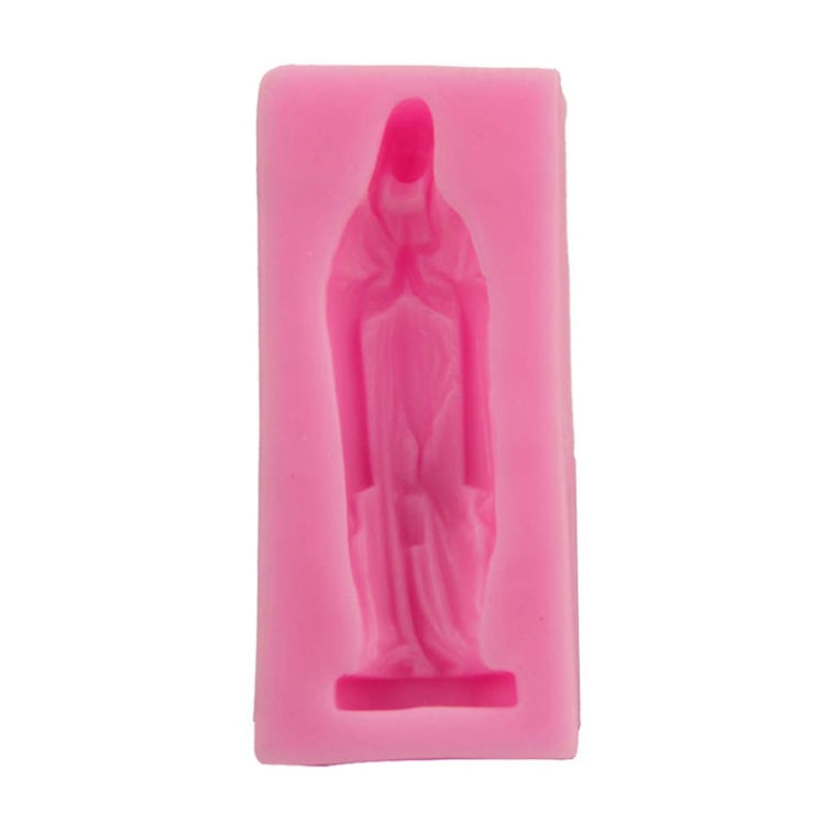 Virgin Mary Fondant Silicone Cake Molds DIY Chocolate Clay Mold Pastry Baking Tool