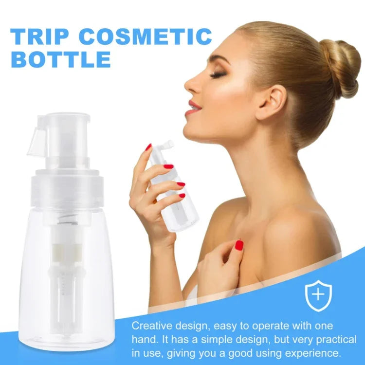 Prickly Heat Powder Spray Bottle Portable Empty Plastic Bottle, 180ml