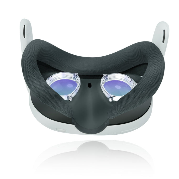 إطار نظارات مغناطيسي VR لـ Meta Quest 3، إطار L&R شفاف، عدسة مضادة للضوء الأزرق + إطار شفاف، إطار L&R أسود، عدسة مضادة للضوء الأزرق + إطار أسود
