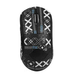 ملصقات مضادة للانزلاق وماصة للعرق لفأرة Logitech GPW الجيل الثاني، طباعة بيضاء نصف محيط، طباعة سوداء ذهبية نصف محيط، طباعة سوداء نصف محيط، طباعة سوداء كاملة المحيط، طباعة بيضاء كاملة المحيط، طباعة سوداء ذهبية كاملة المحيط