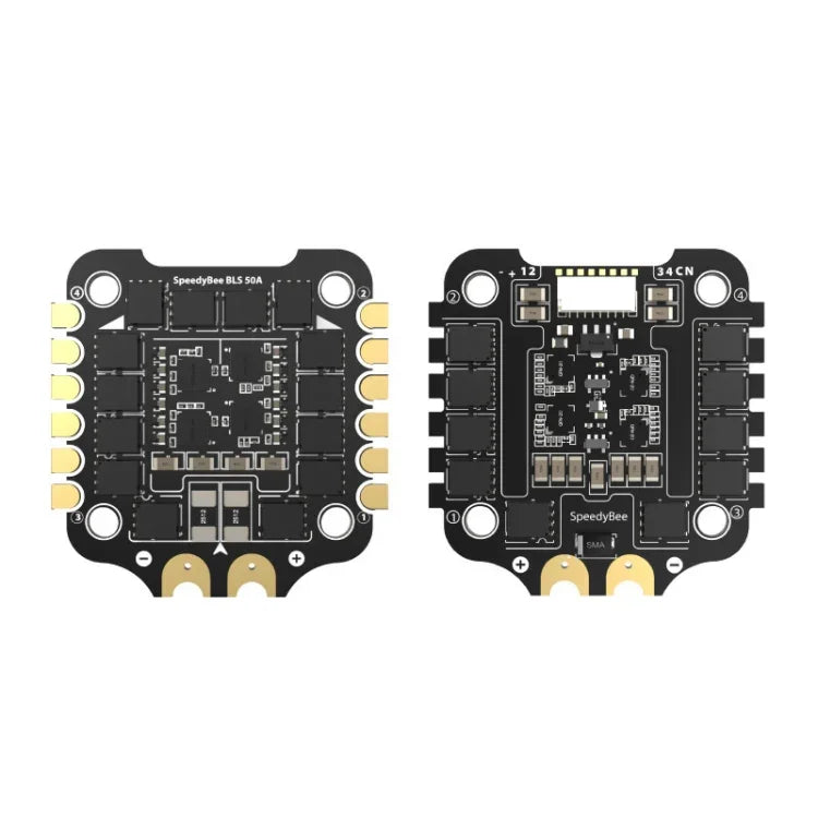 بارومتر لبطاريات ليثيوم بوليمر 3-6S لطائرة RC، وحدة تحكم سرعة SpeedyBee BLS 50A 4 في 1 ESC