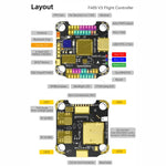 بارومتر لبطاريات ليثيوم بوليمر 3-6S لطائرة RC، وحدة تحكم سرعة SpeedyBee BLS 50A 4 في 1 ESC