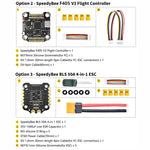 بارومتر لبطاريات ليثيوم بوليمر 3-6S لطائرة RC، وحدة تحكم سرعة SpeedyBee BLS 50A 4 في 1 ESC