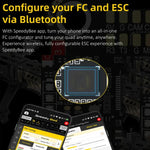 بارومتر لبطاريات ليثيوم بوليمر 3-6S لطائرة RC، وحدة تحكم سرعة SpeedyBee BLS 50A 4 في 1 ESC