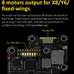 بارومتر لبطاريات ليثيوم بوليمر 3-6S لطائرة RC، وحدة تحكم سرعة SpeedyBee BLS 50A 4 في 1 ESC